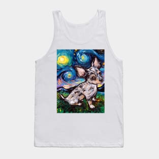 Merle Teacup Chihuahua Night Tank Top